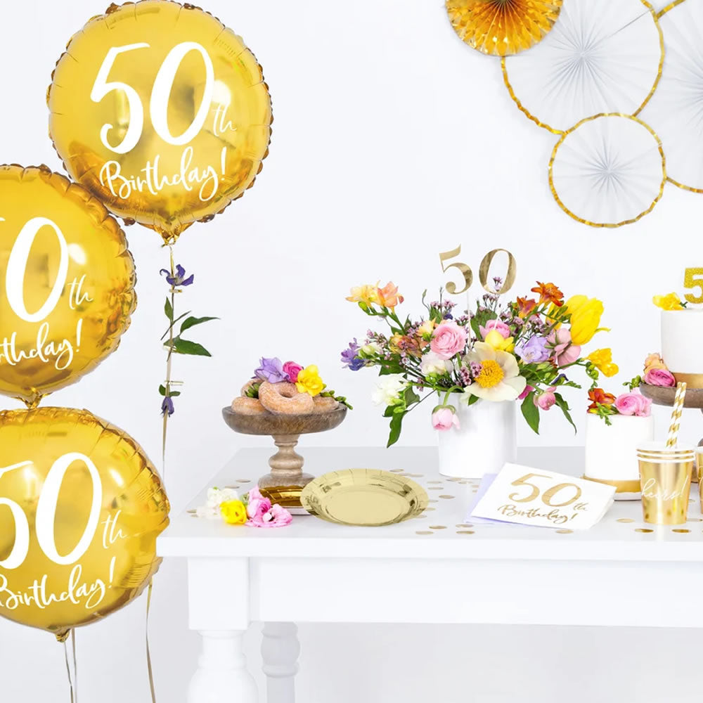 50th Birthday Party Napkins