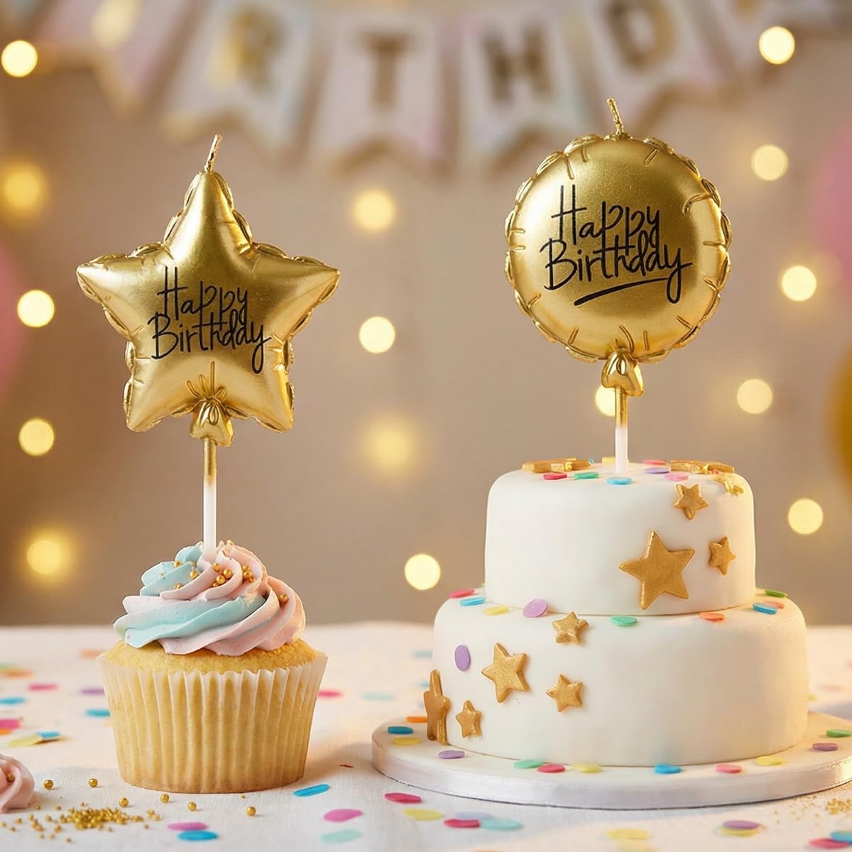 Happy Birthday Cake Candle