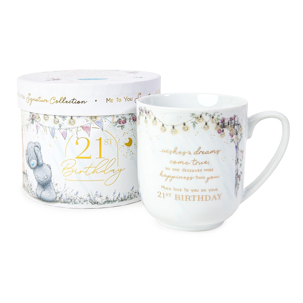 Me To You 21st Birthday Boxed Mug