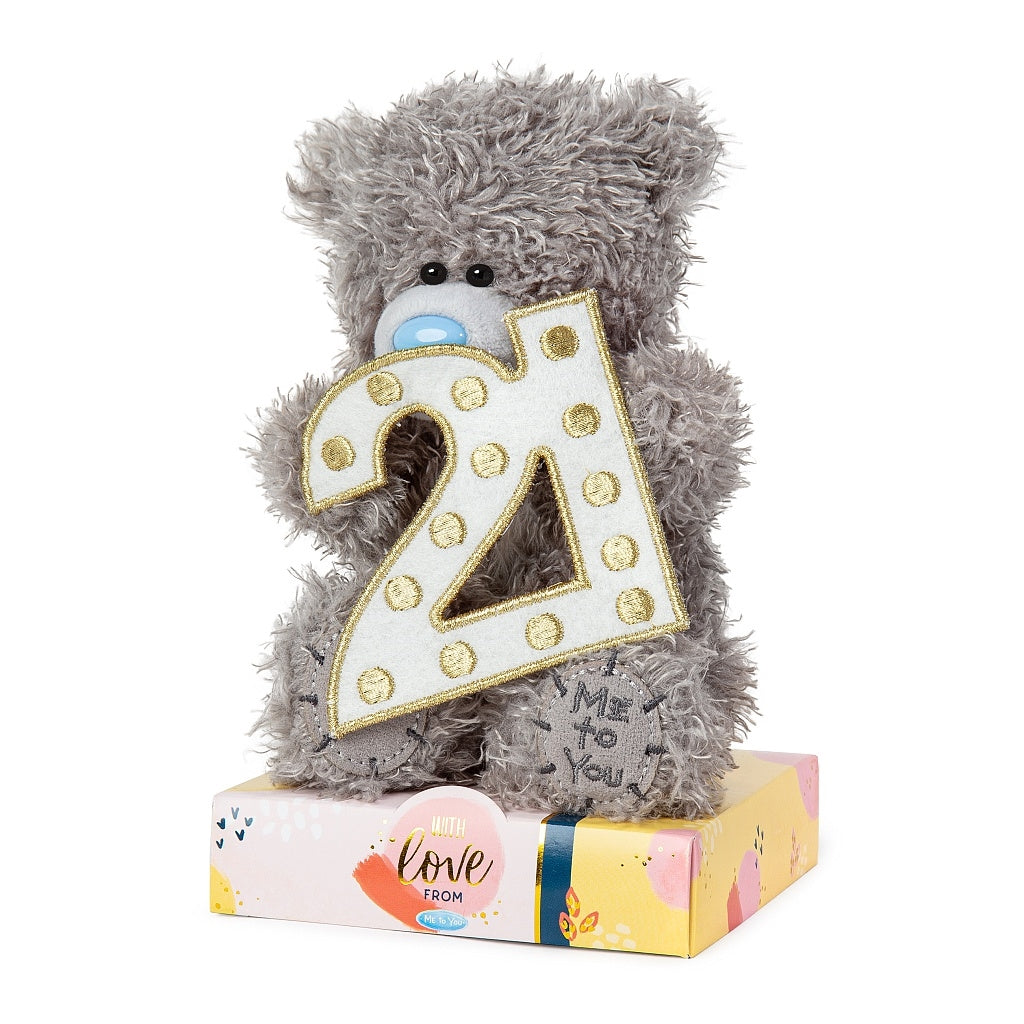 Tatty Teddy 21st Lightbox Effect Bear