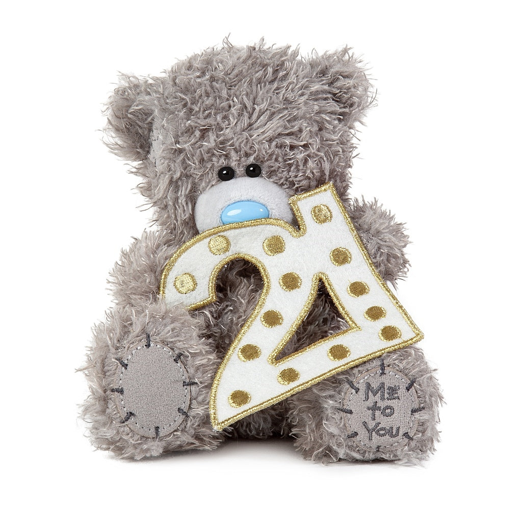 Tatty Teddy 21st Lightbox Effect Bear