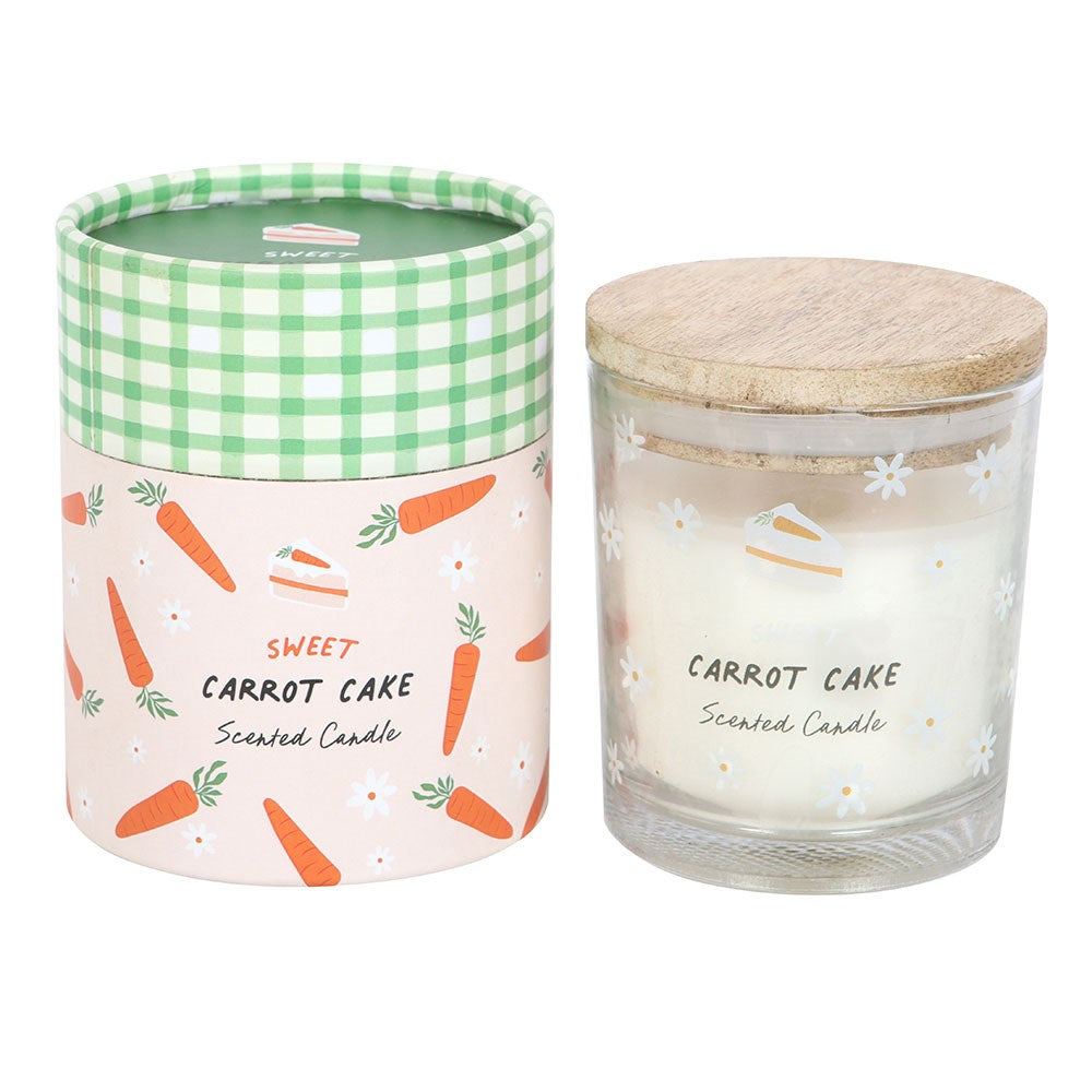 Sweet Carrot Cake Scented Glass Candle