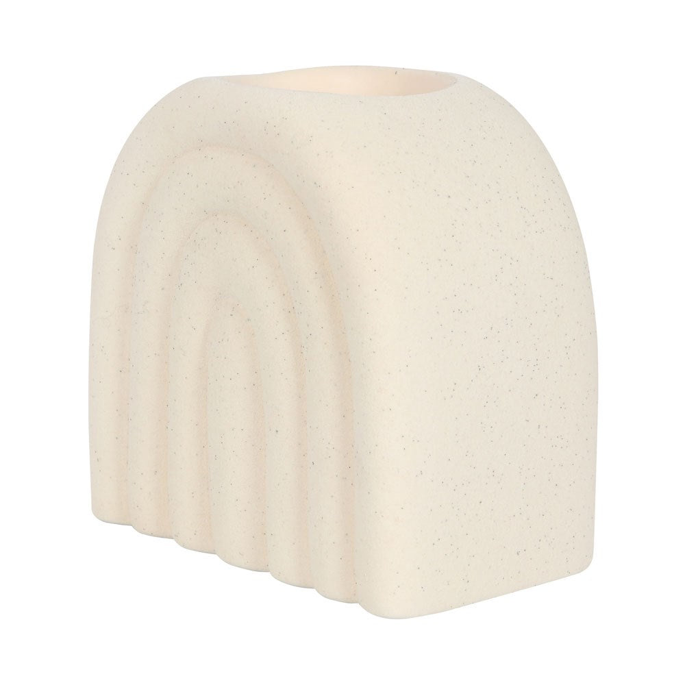 Cream Speckle Arch Ceramic Oil Burner