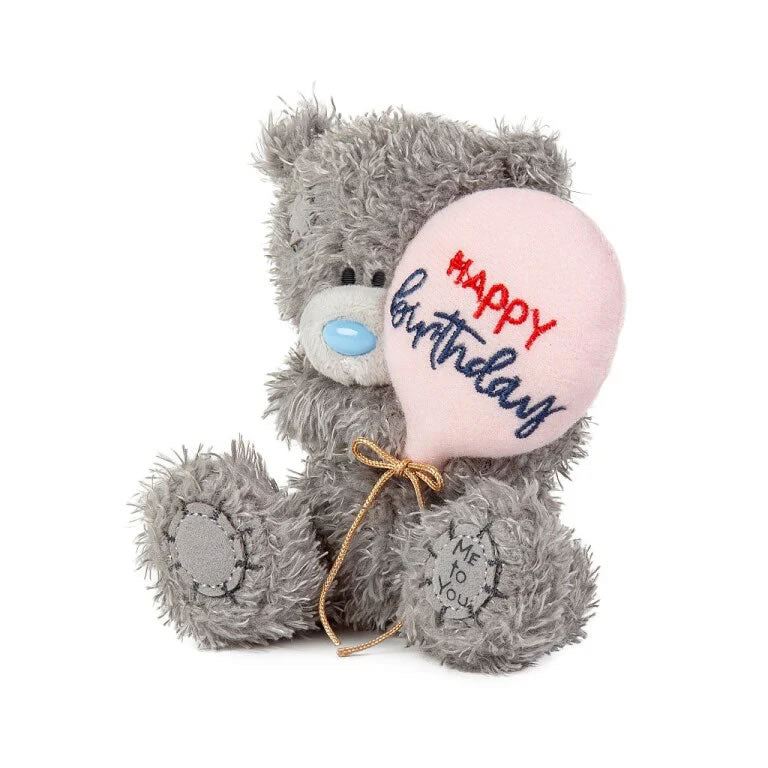 Tatty Teddy 'Happy Birthday' Bear Holding Balloon