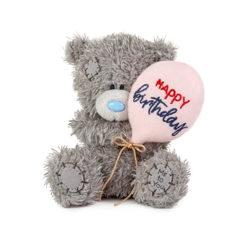 Tatty Teddy 'Happy Birthday' Bear Holding Balloon