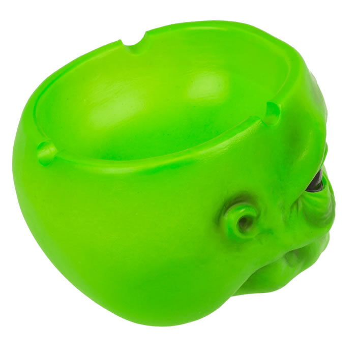 Green Alien Head Ashtray
