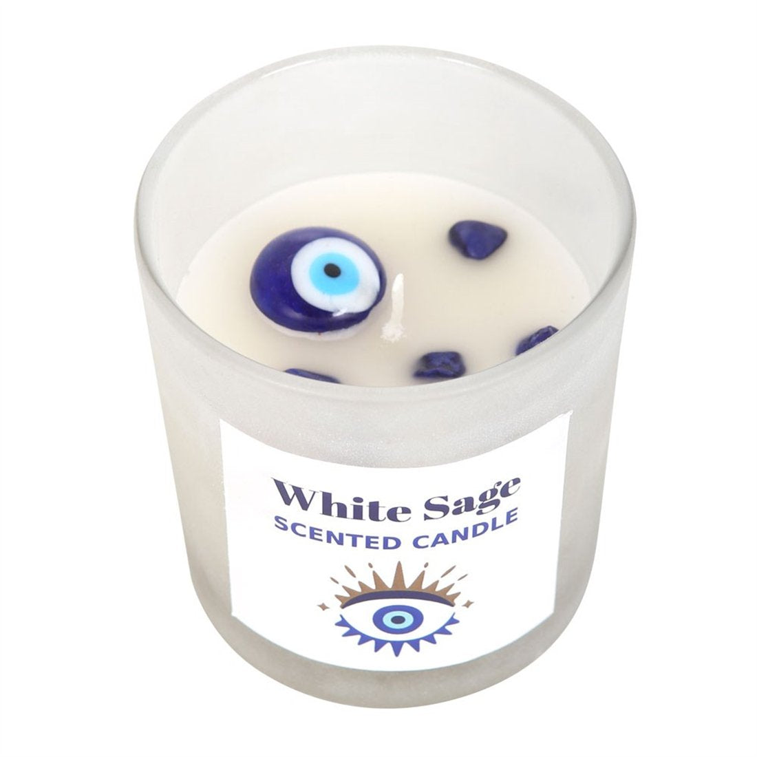 All Seeing Eye White Sage Candle