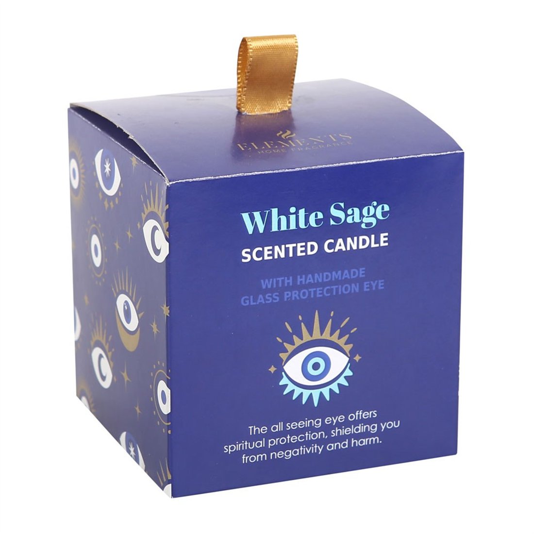 All Seeing Eye White Sage Candle