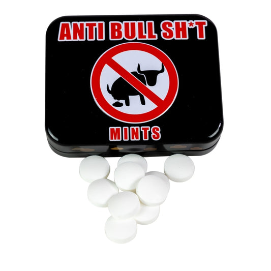 Anti Bullshit Mints in a Tin