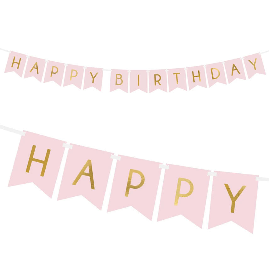 Happy Birthday Banner DIY Set