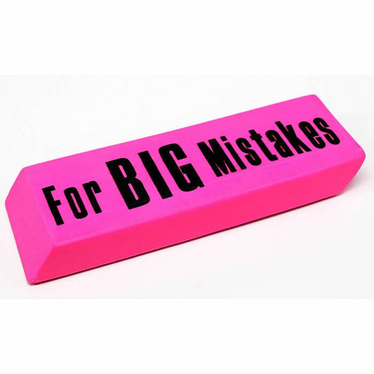 Novelty Jumbo Eraser - For BIG Mistakes