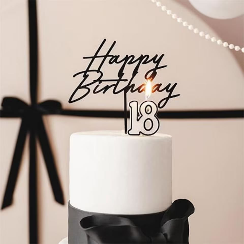 Birthday Candle Number 18
