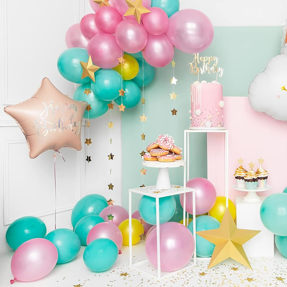 Pink Happy Birthday Balloon