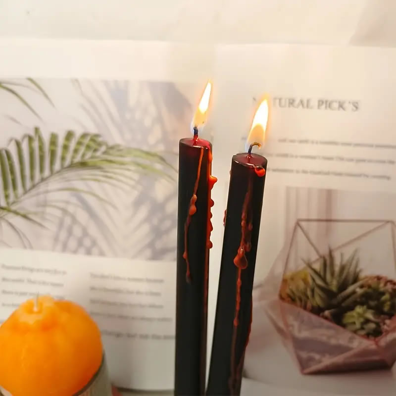Halloween Bleeding Tapered Candles