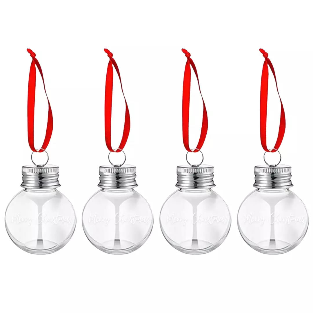 Booze Baubles, Pack of 4