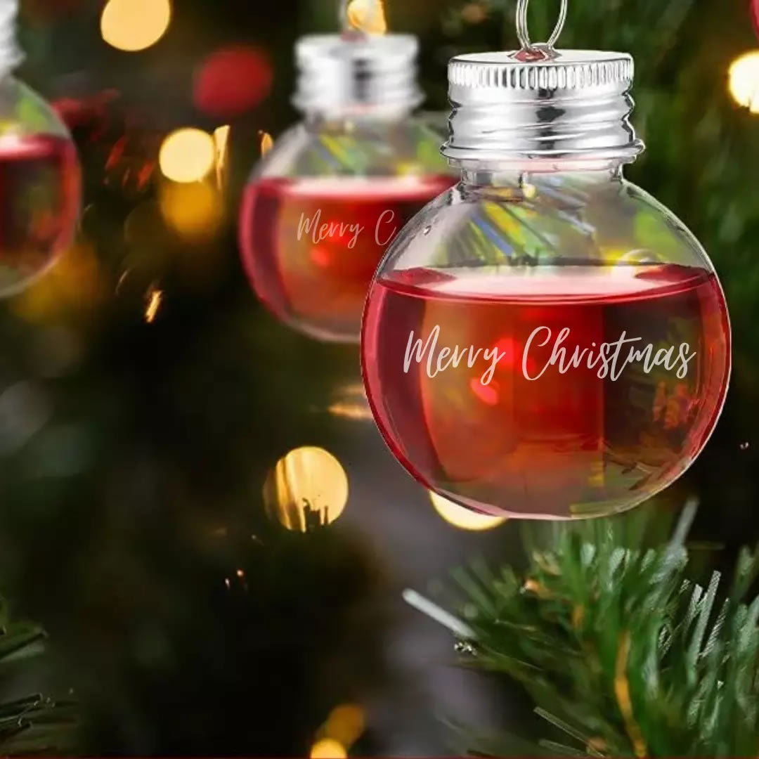 Booze Baubles, Pack of 4