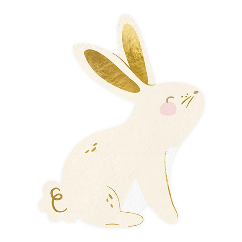 Bunny Shaped Paper Napkins