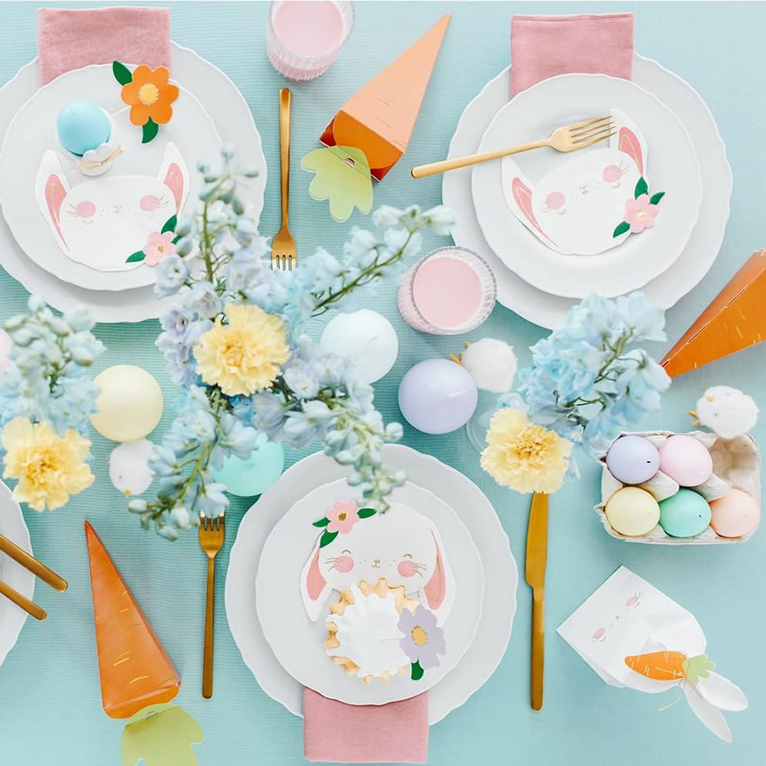 Cute Bunny Paper Napkins