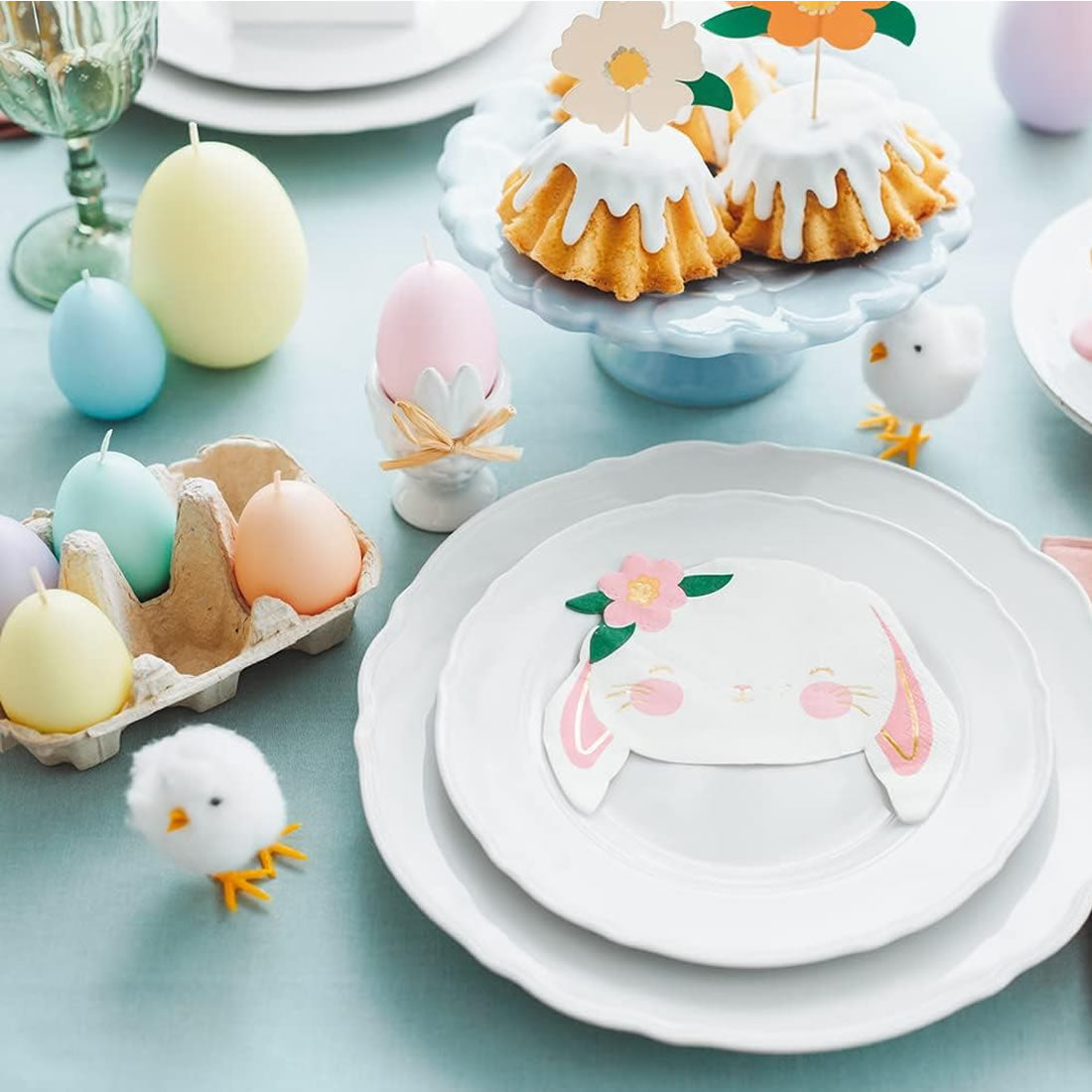 Cute Bunny Paper Napkins