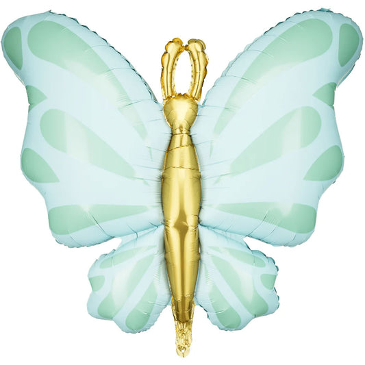Large Butterfly Balloon - Mint Green