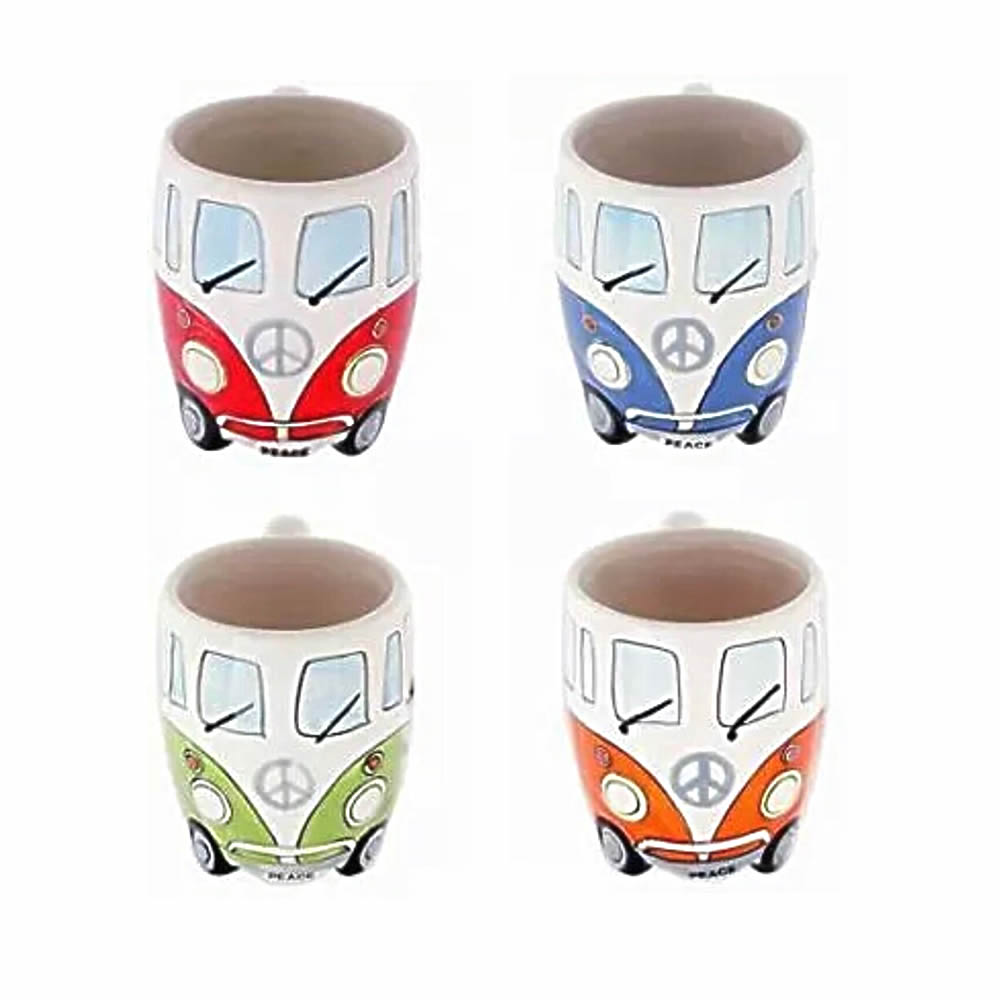VW Camper Bus Handcrafted Novelty Mug