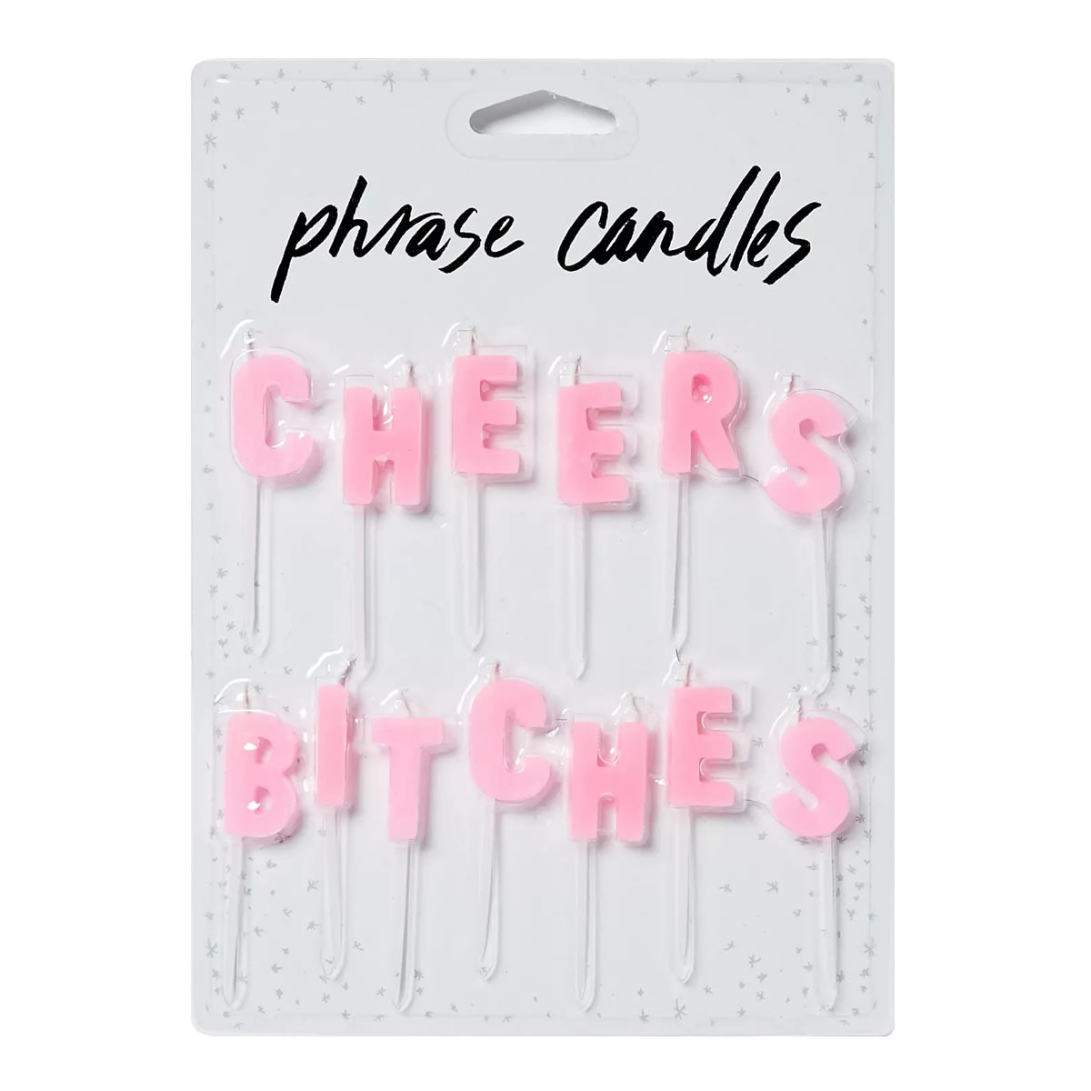 Cheers Bitches Cake Letter Candles