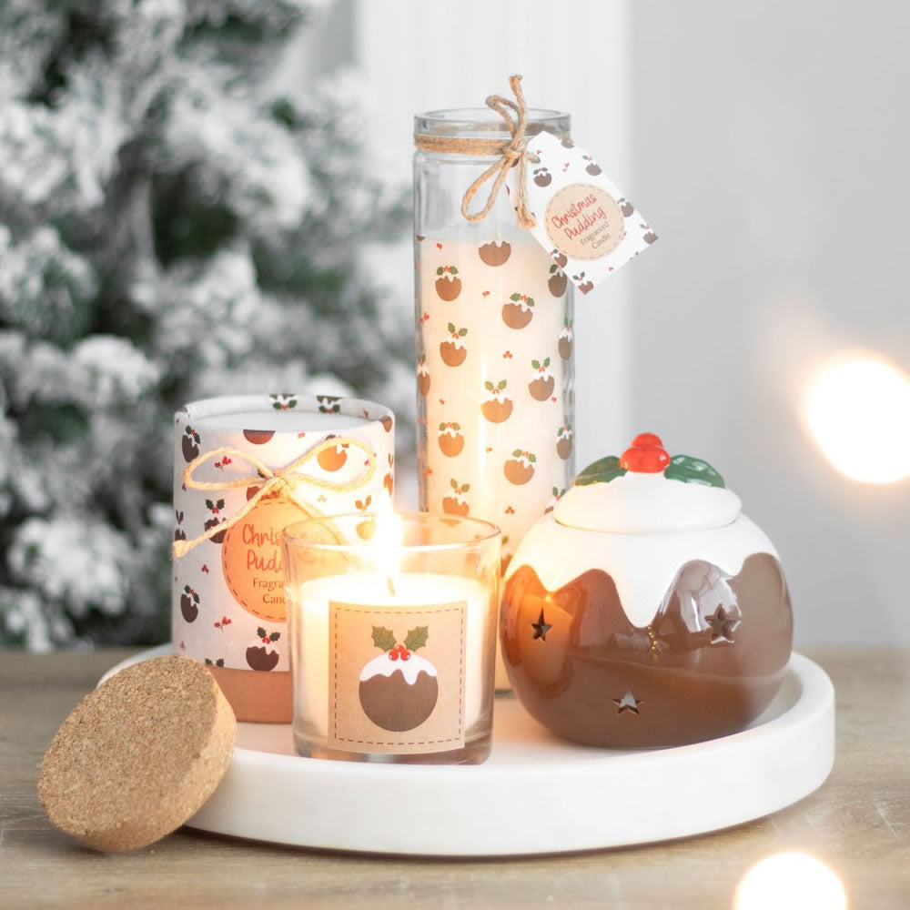 Christmas Pudding Candle