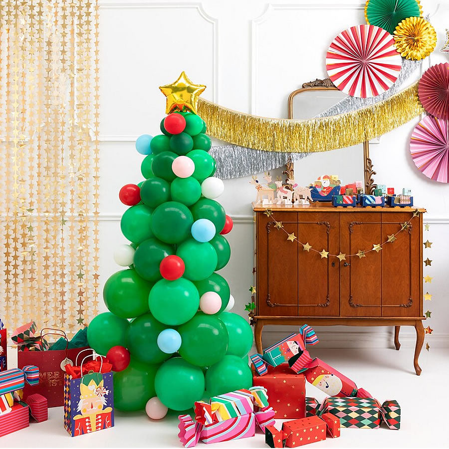 Christmas Tree Balloon Bouquet Kit