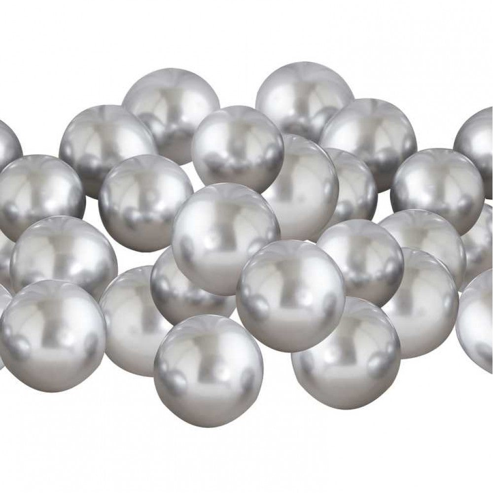 Silver Chrome Decorative Balloons