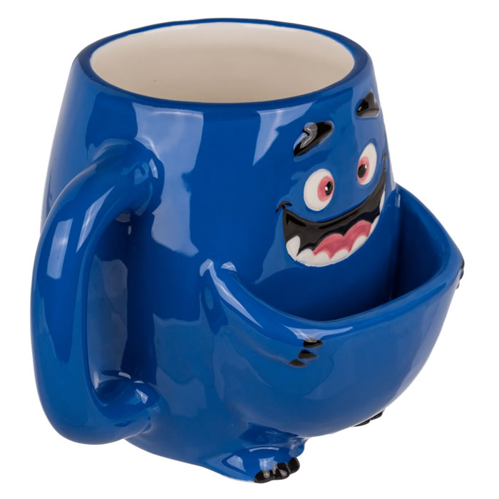 Cookie Cuddler Dolomite Monster Mug Blue
