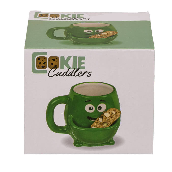 Cookie Cuddler Dolomite Monster Mug Green