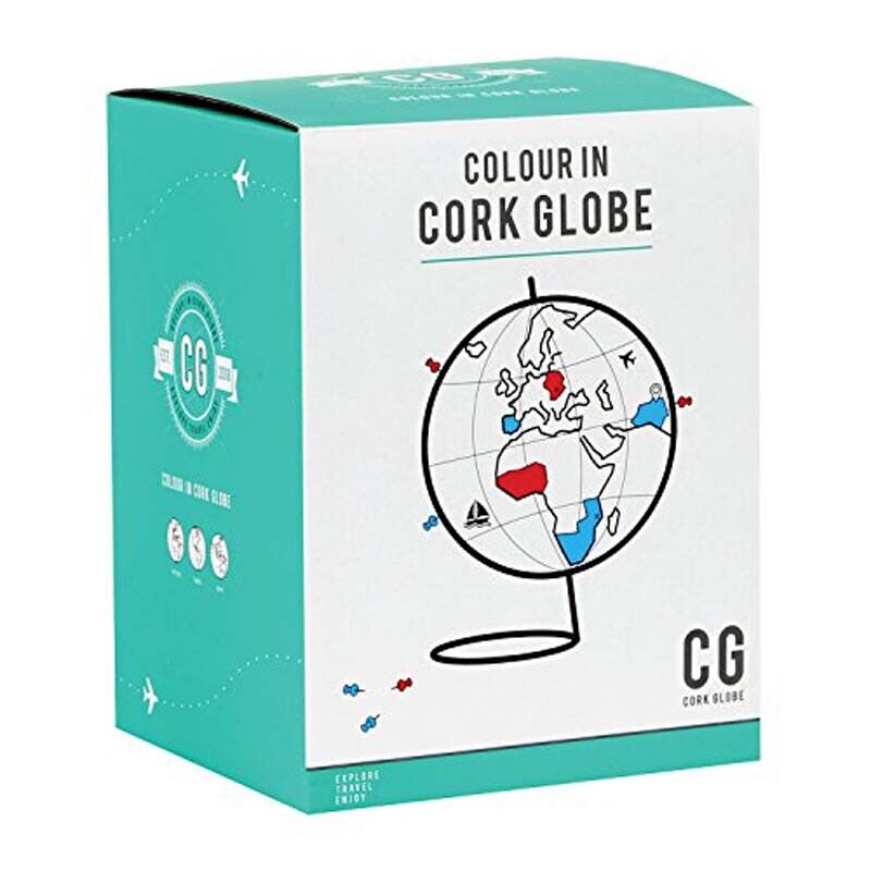 Colour In Cork Globe