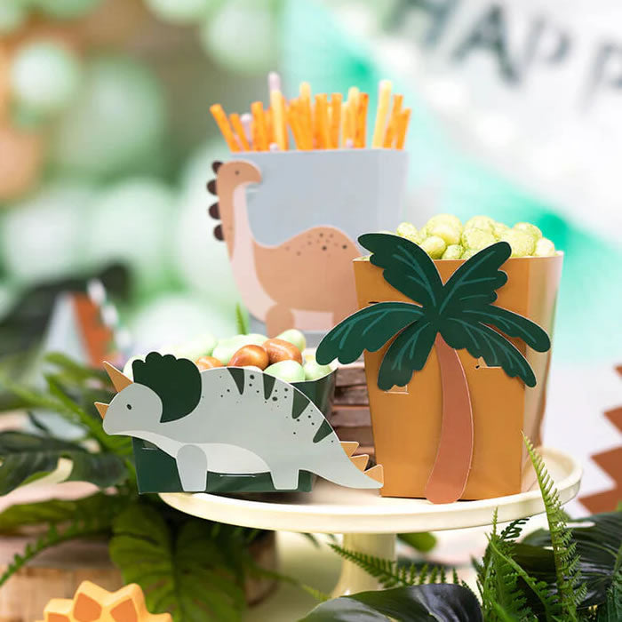 Dinosaur Party Snack Boxes, Pack of 6