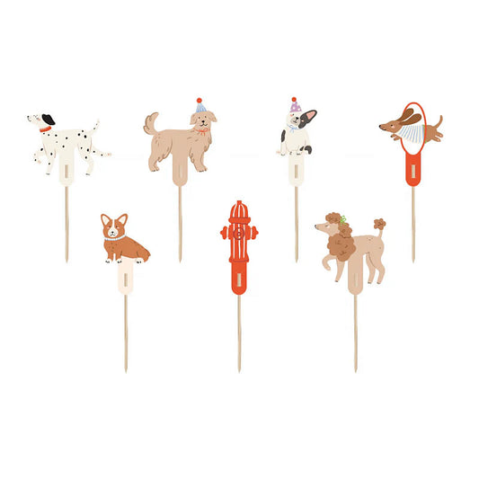 Doggy Cupcake Toppers