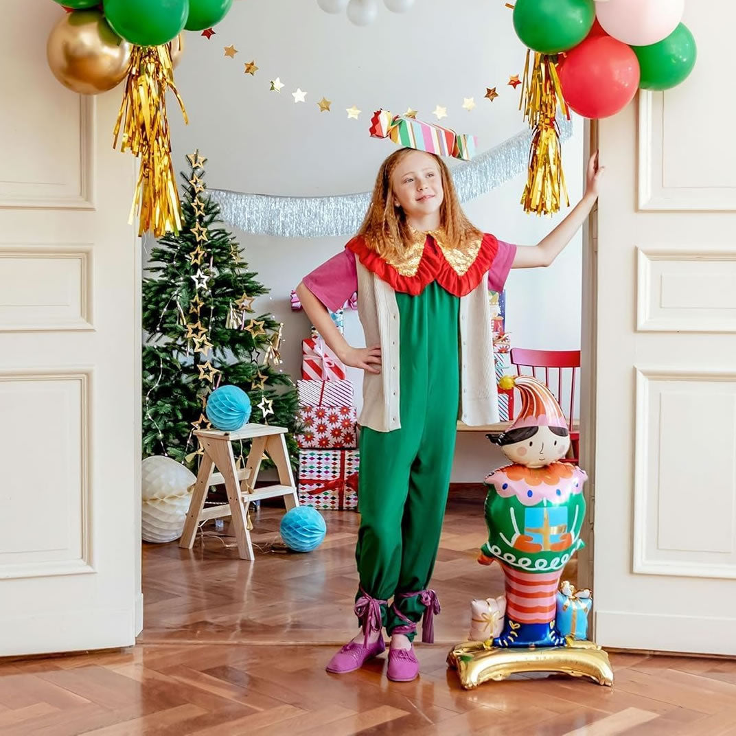 Standing Elf Foil Balloon