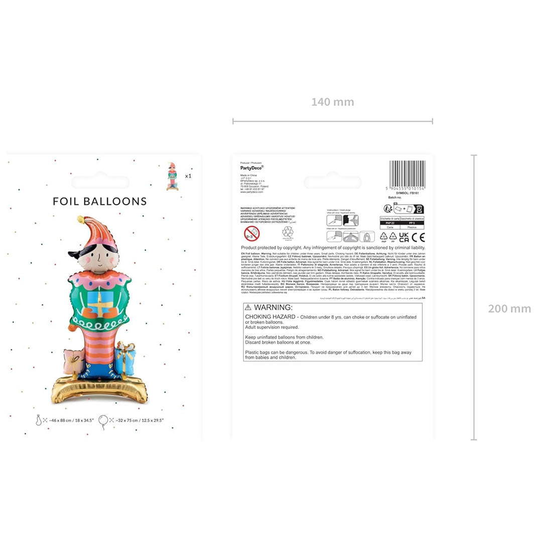 Standing Elf Foil Balloon