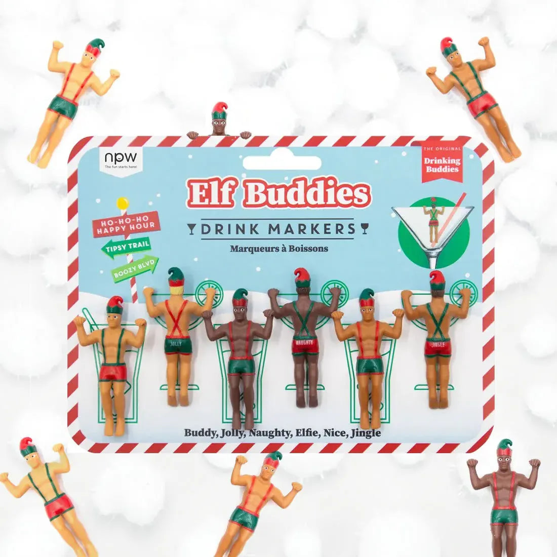 Elf Buddies Drink Markers