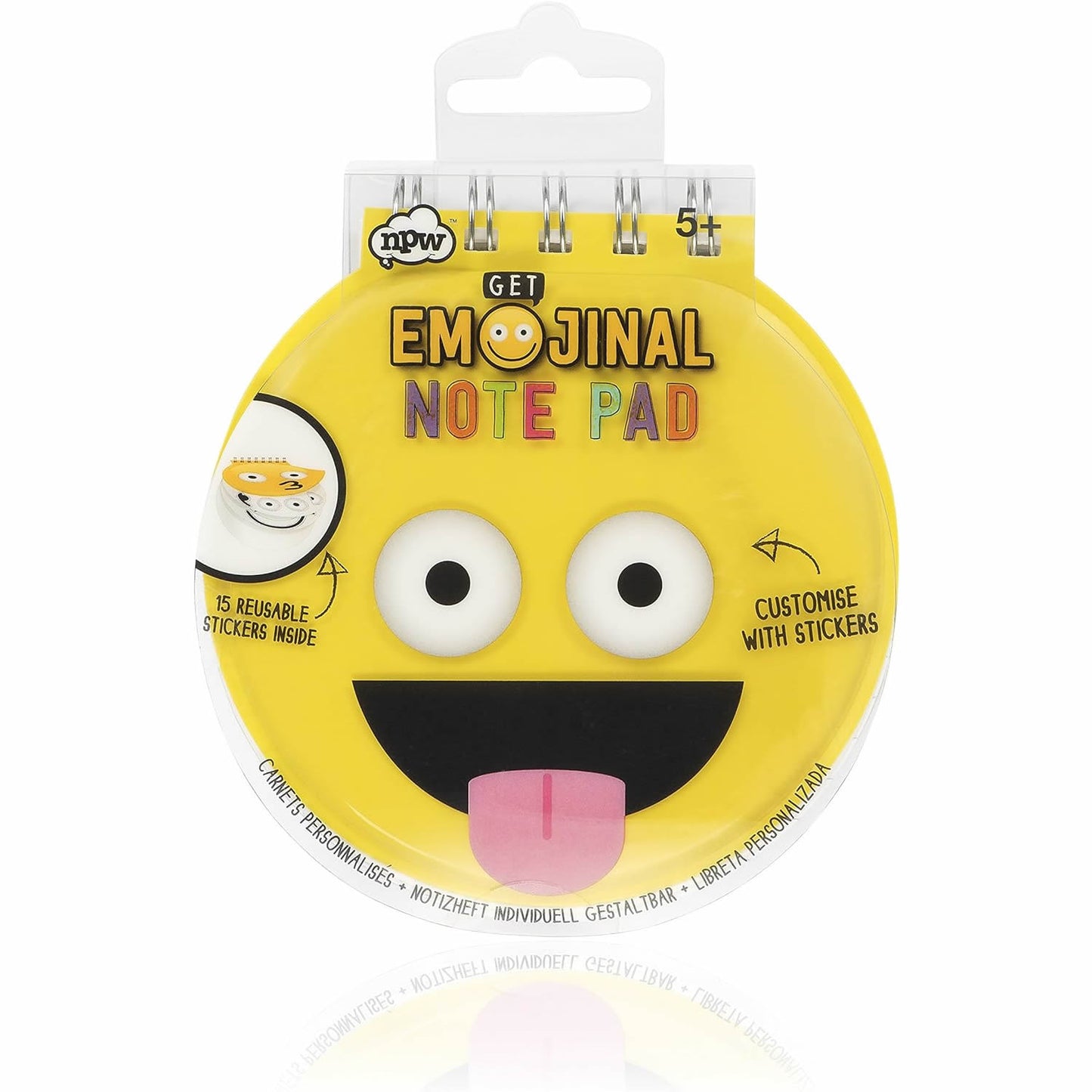 Emoticon Spiral Bound Notepad Notebook