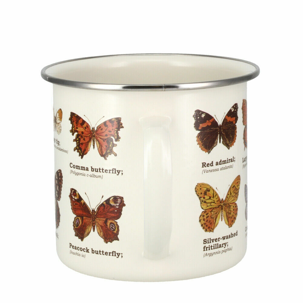Butterfly Ecology Enamel Mug