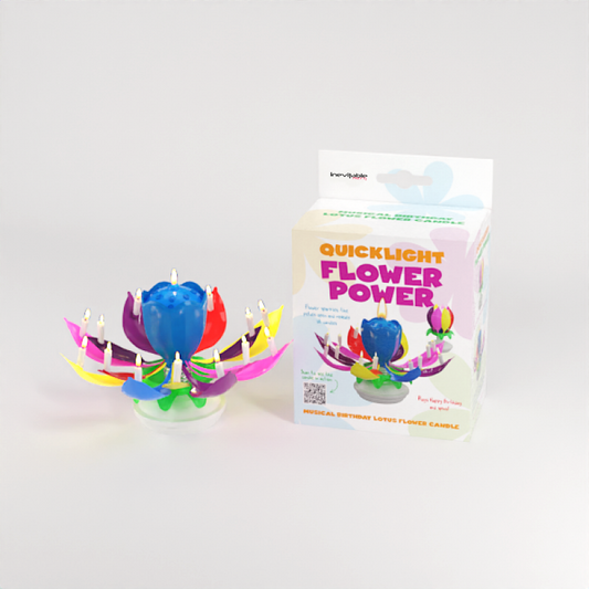 Quicklight Musical Birthday Lotus Flower Candle