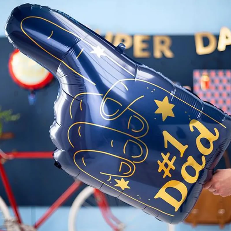 #1 Dad Foam Finger Balloon
