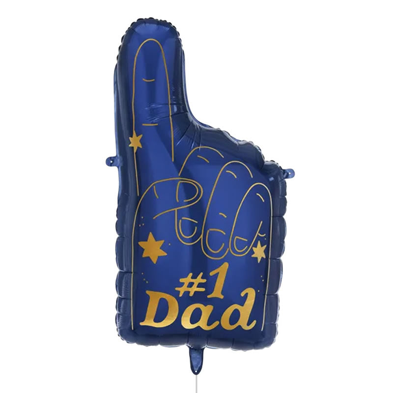 #1 Dad Foam Finger Balloon
