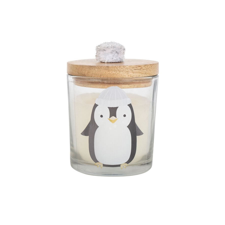 Frosty Vanilla Penguin Candle