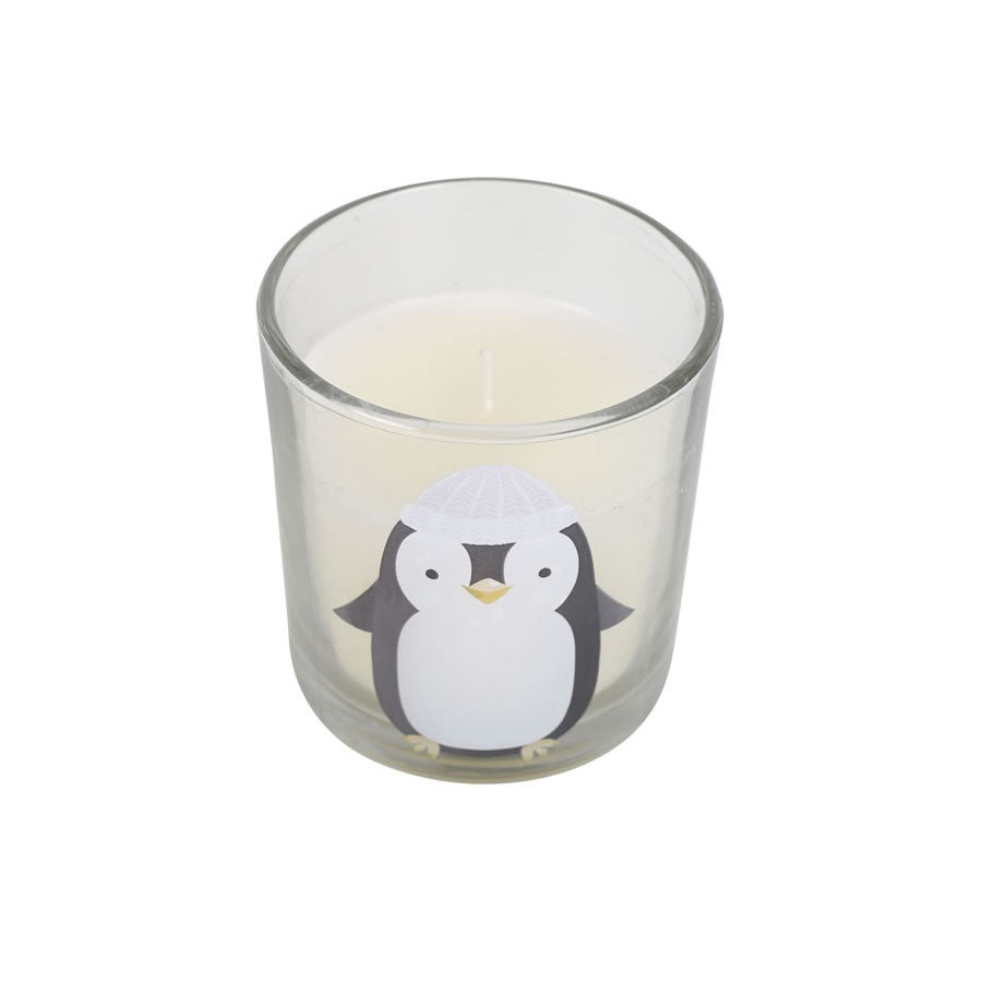 Frosty Vanilla Penguin Candle