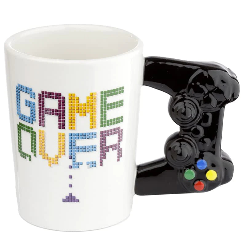 Gamer Mug with Controller Shaped Handle