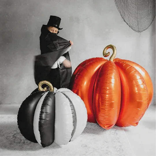 Standing Foil Balloon 3D Pumpkin, 58x58 cm