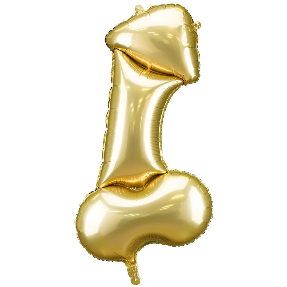 Jumbo Penis Balloon - Gold