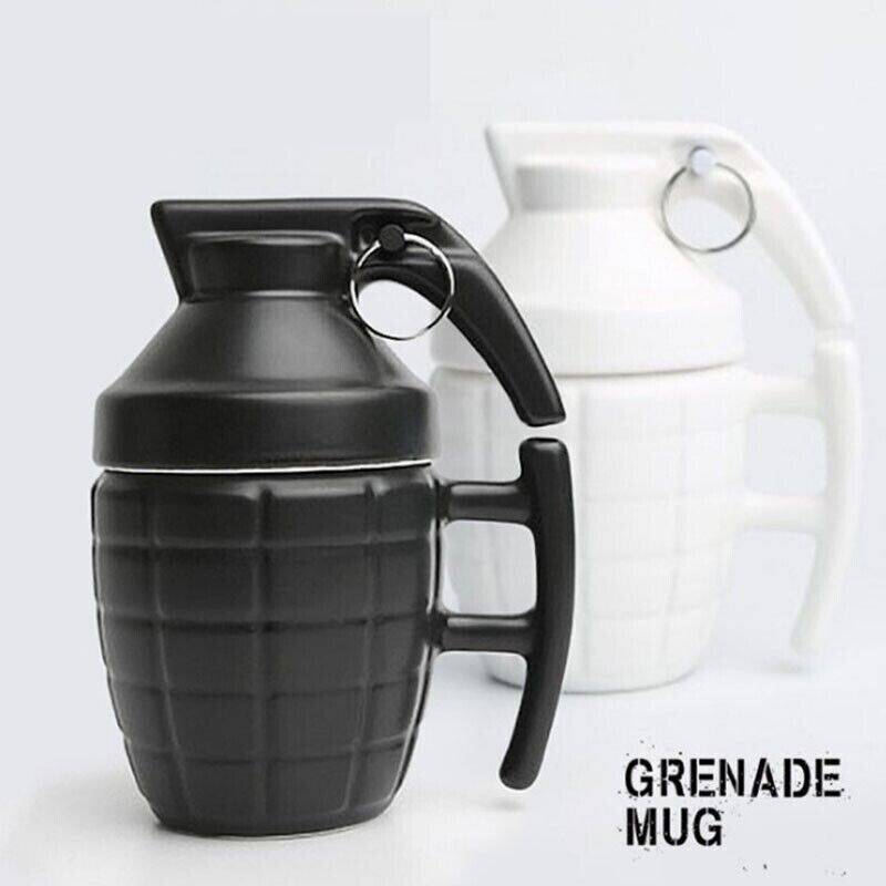 Hand Grenade Designed Ceramic Mug