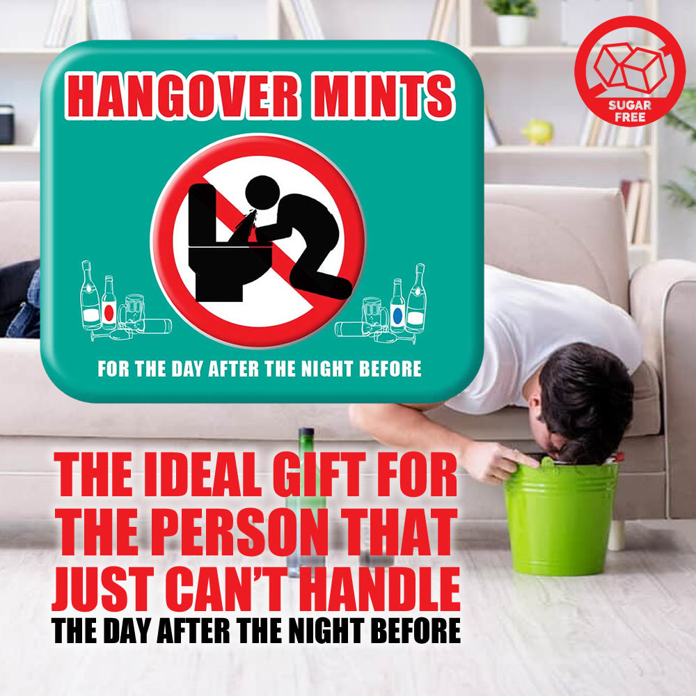 Hangover Mints in a Tin