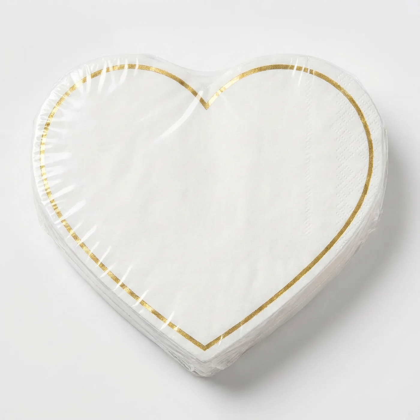 Heart Shaped Paper Napkins
